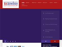 Tablet Screenshot of bejewish.org